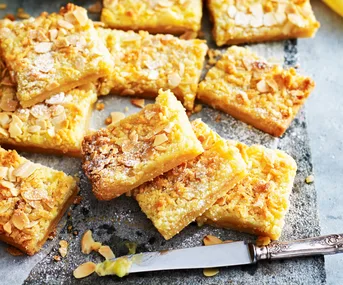 Lemon almond slice