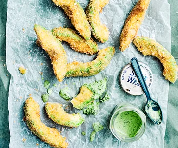 Crispy avocado fries