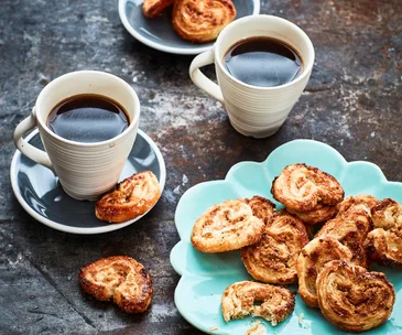 Cinnamon and nut palmiers