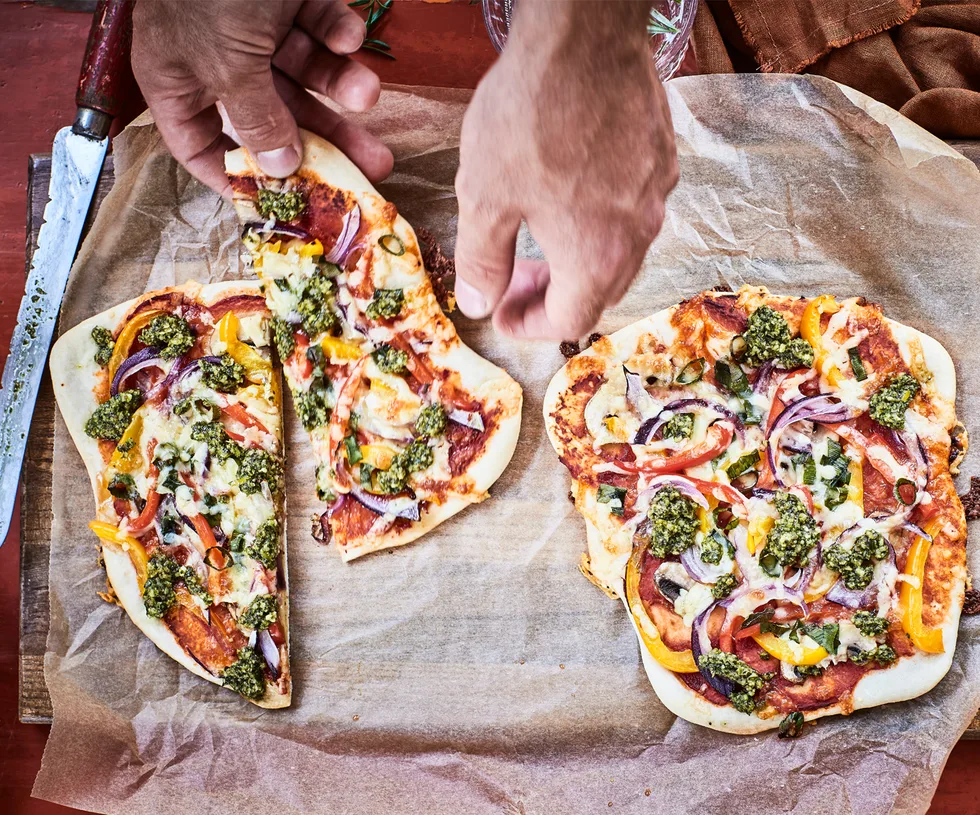 Nadia Lim's vege pizzas
