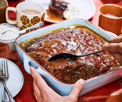Sticky date pudding with butterscotch sauce