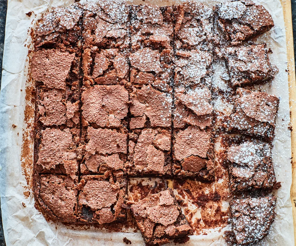 Gluten-free walnut chocolate brownie