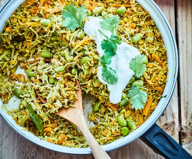 Detox rice and dhal