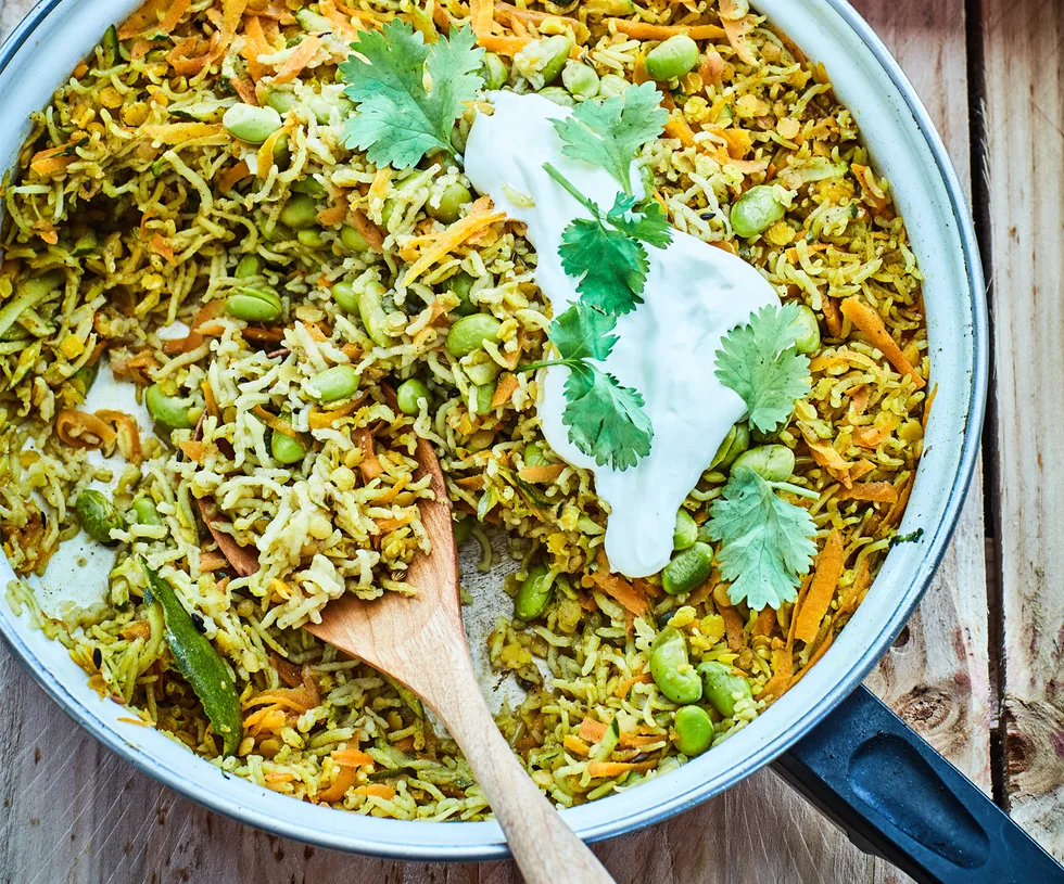 Detox rice and dhal