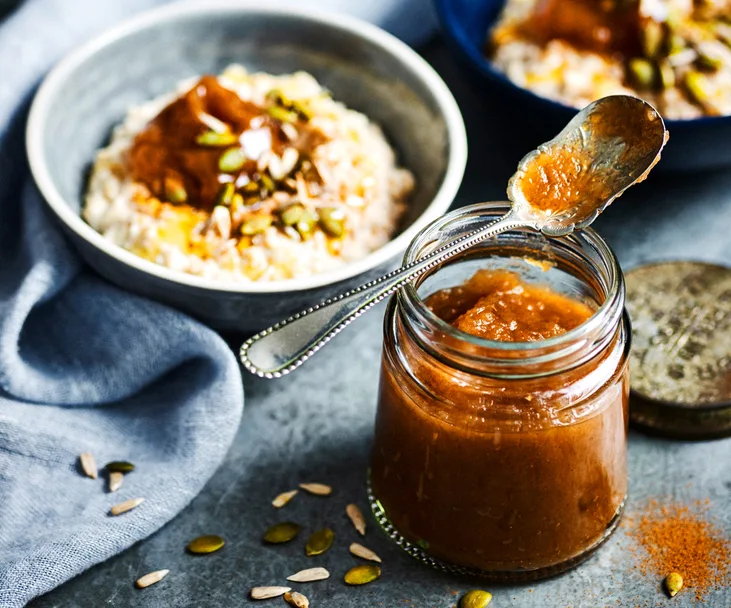 Slow-cooked apple butter