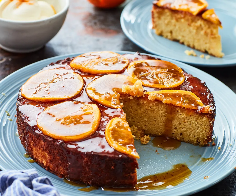 Gluten-free orange drizzle cake