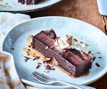 Chocolate milk terrine