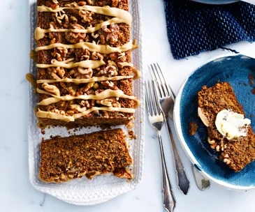 Coffee walnut loaf