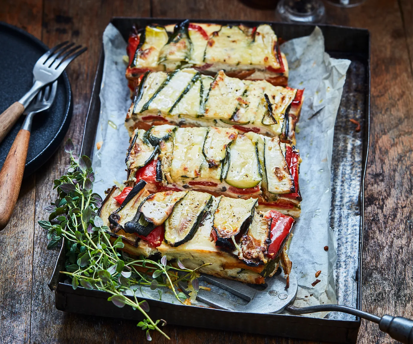 Courgette & vegetable bake