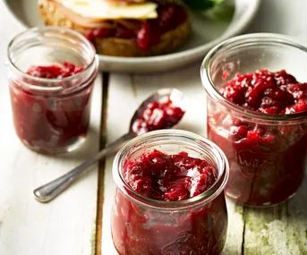 Christmas cranberry chutney