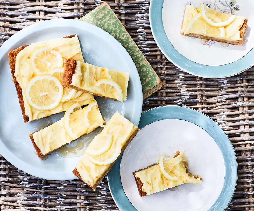 Coconut citrus slice