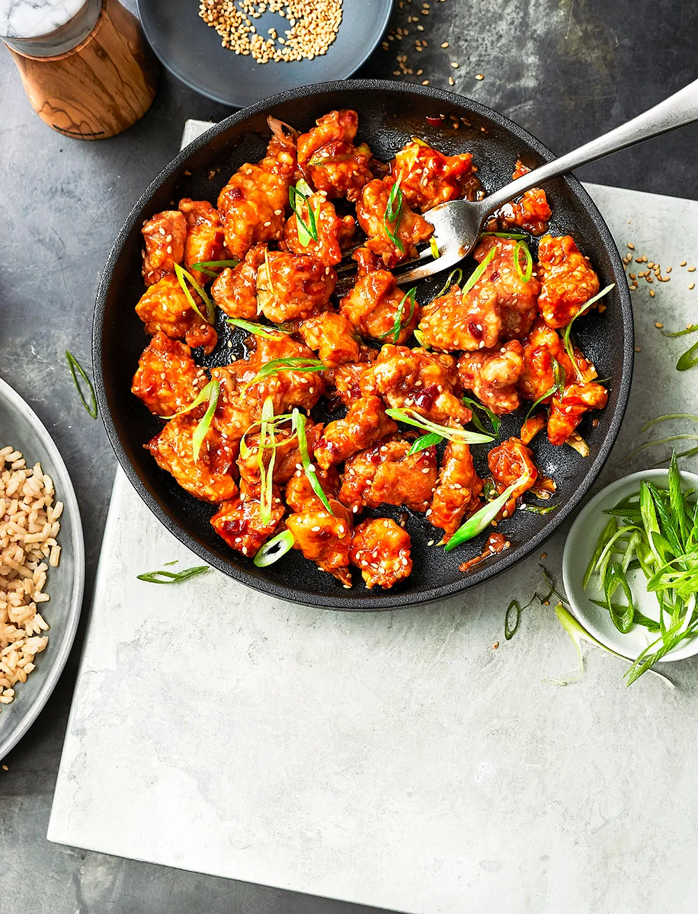 General Tso’s chicken