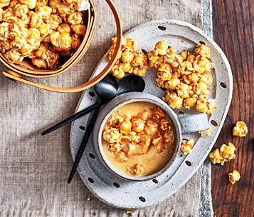 Salted caramel white chocolate drink