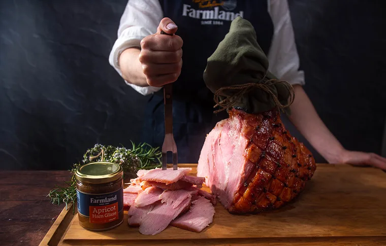 Farmland apricot glazed ham