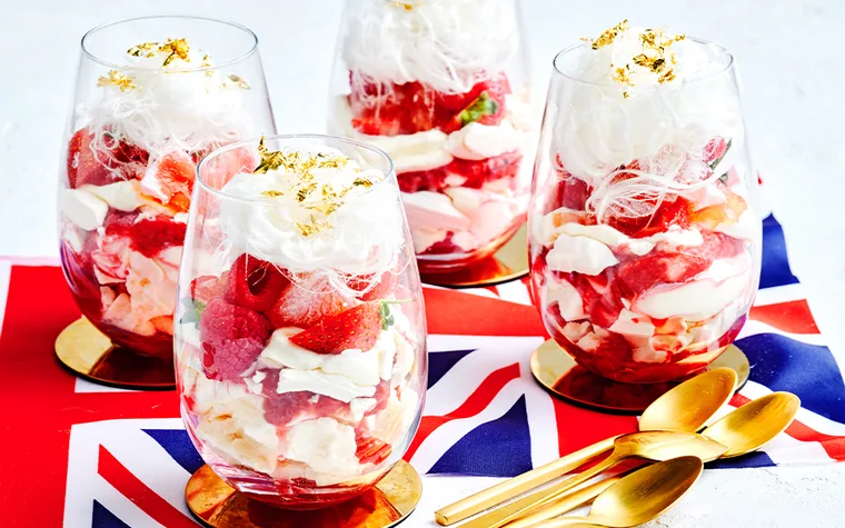 Individual Raspberry & Turkish Delight Eton Mess