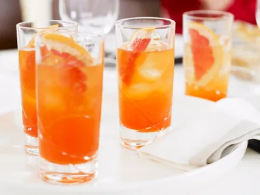 Aperol and Grapefruit Cocktails