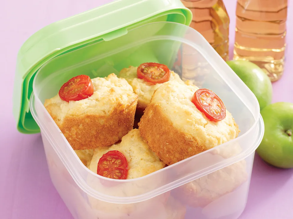 Basic Cheese and Tomato Muffins