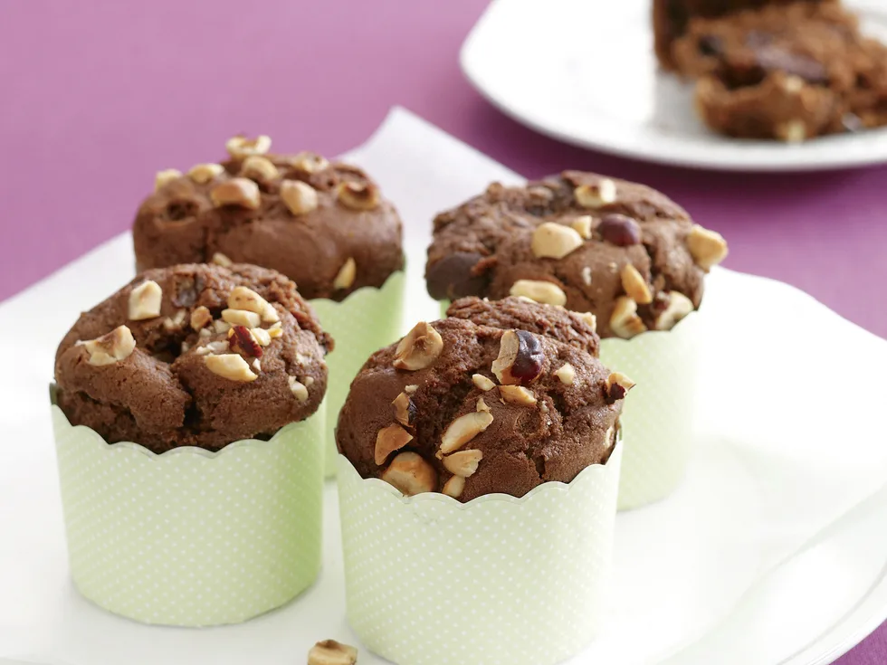 Choc Nut Muffins