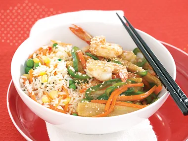 Honey Sesame Prawns
