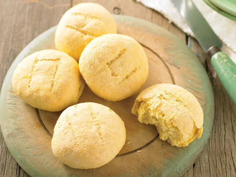 Crunchy Polenta Rolls
