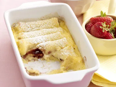 Bread andamp; Cherry Pudding