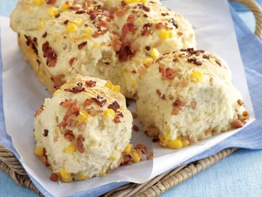Cheese, Bacon andamp; Corn Pull Apart