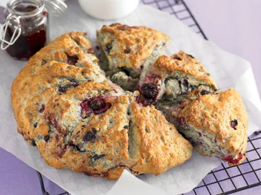Mixed Berry Damper with Jam andamp; Cream
