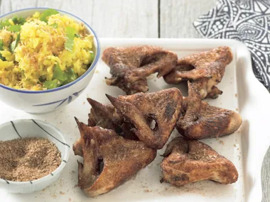 Coconut Rice with Salted Chicken