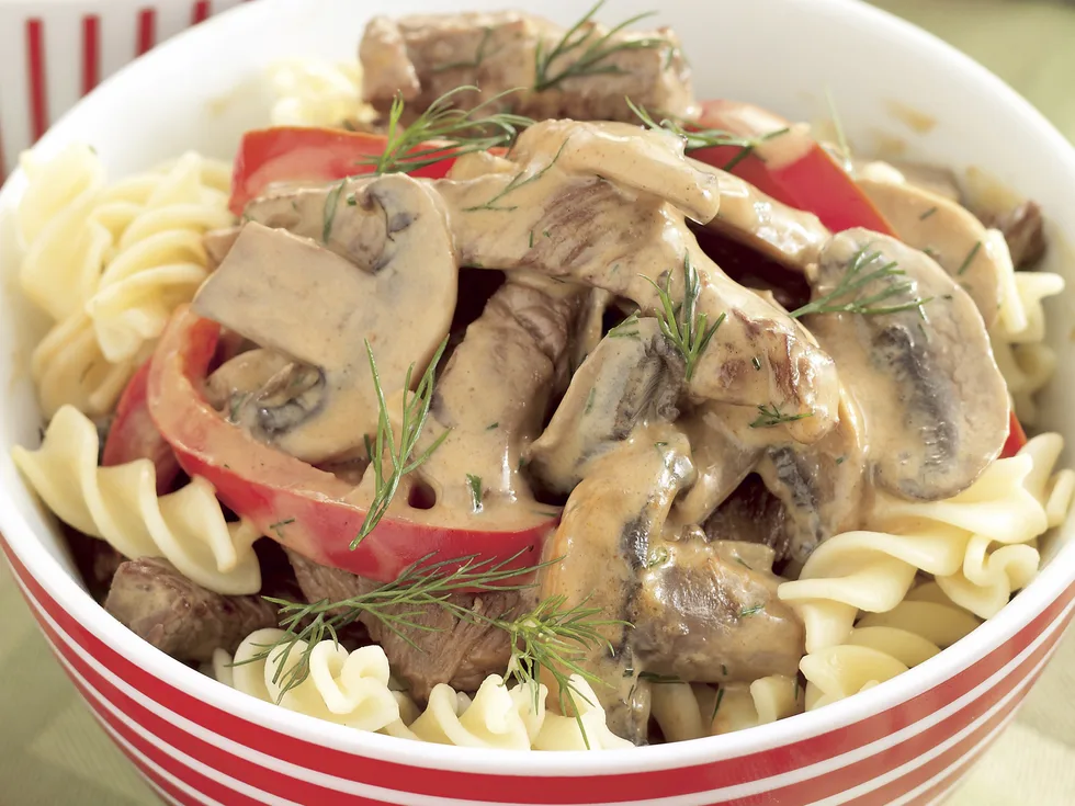 Beef Stroganoff