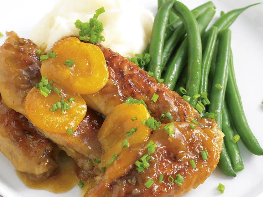 Caramelised apricot chicken recipe