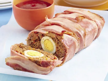 Bacon-wrapped Meatloaf