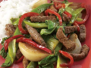 Beef with Asian Greens