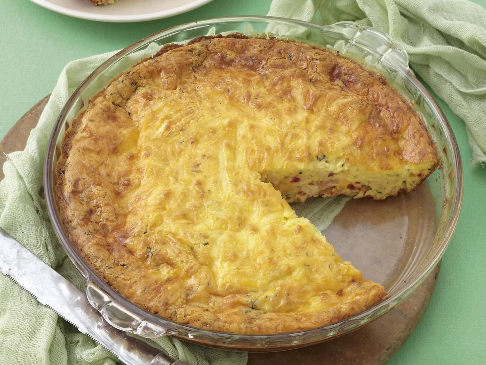 Capsicum and Bacon Flan