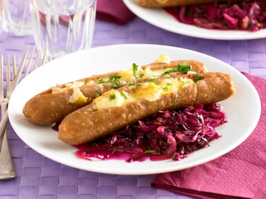 Cheese-stuffed Sausages