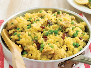 Chicken and Pea Pilaf