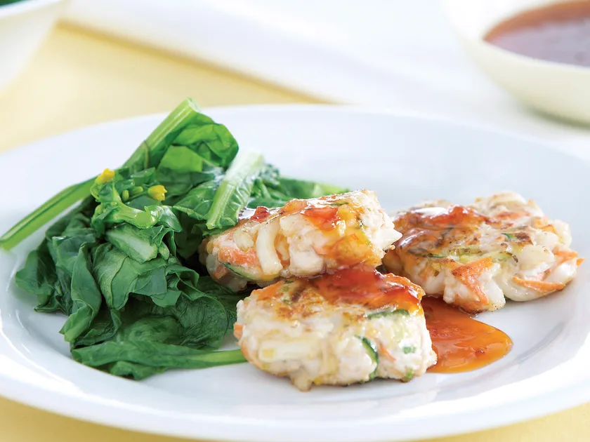 Chicken noodle patties