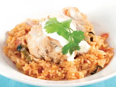 Chicken with Spanish-style Rice
