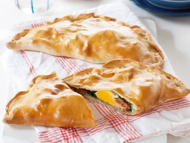 Egg and Chorizo Calzone