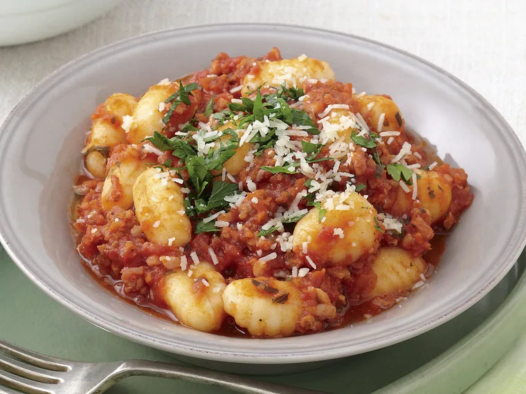 Gnocchi with Sausage Ragu