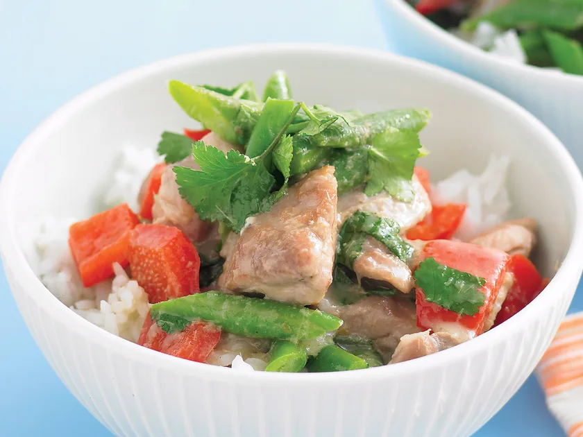 Green chicken curry