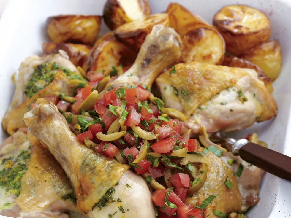 Lemon and Garlic Baked Chicken