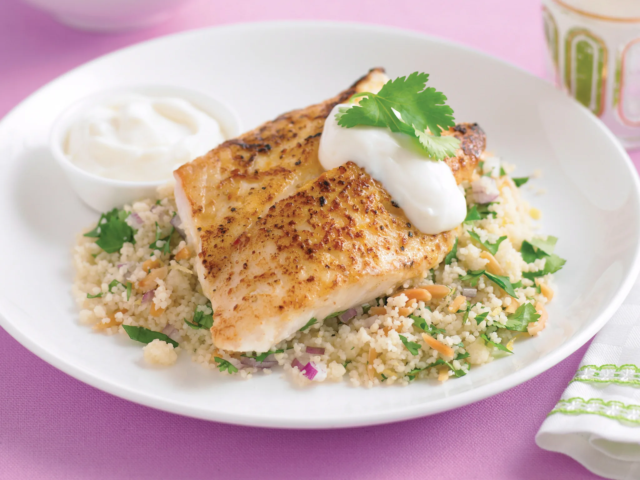 Moroccan Fish with Couscous