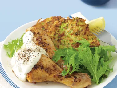 Peri Peri Chicken with Potato Cakes