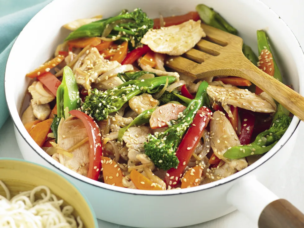 Plum and Sesame Chicken Stir-fry