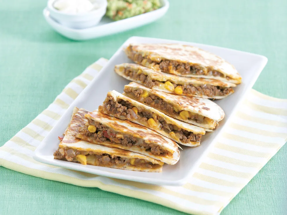 Quesadillas with Avocado Smash