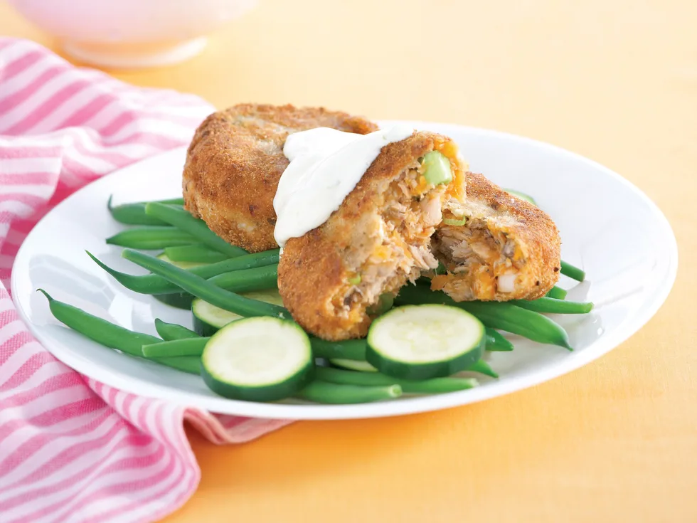 Salmon Patties with Citrus Mayo