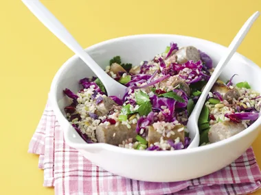 Sausage and Brown Rice Salad