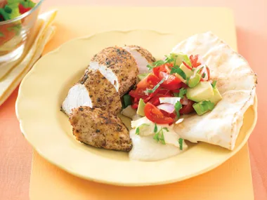 Sumac Chicken with Salad
