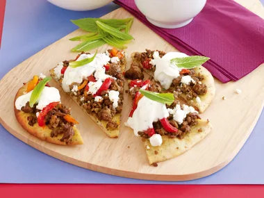 Lamb and Fetta Pizza