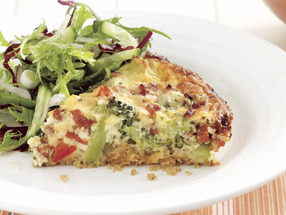 Chorizo and Vegie Quiche